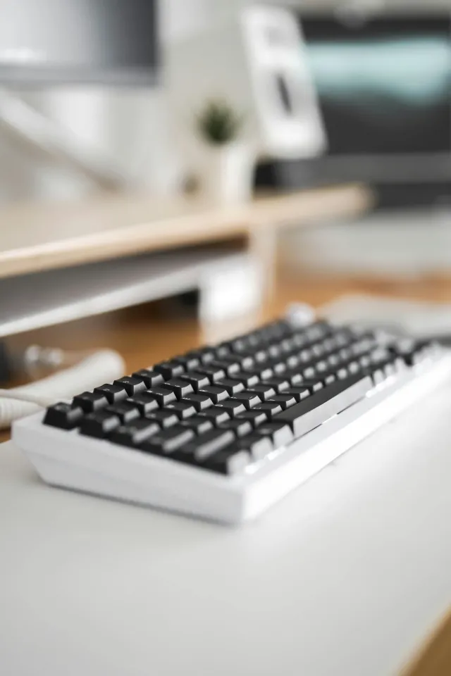 Mechanical keyboard workspace