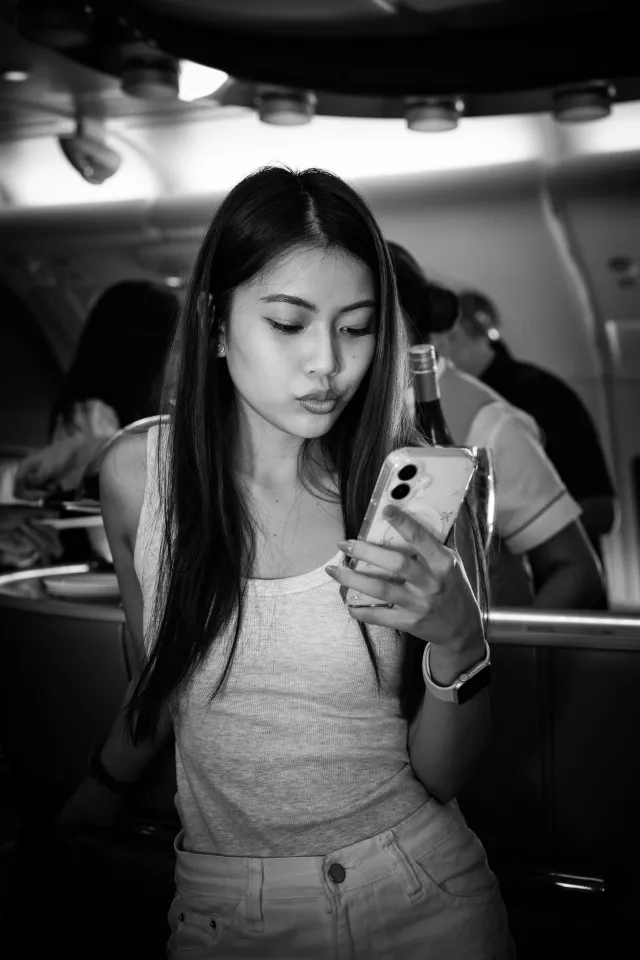 Black and white digital interaction
